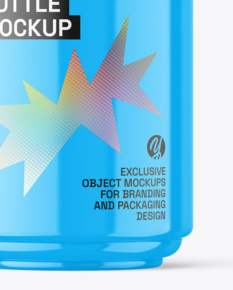 Glossy Pump Bottle Mockup