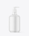 Matte Pump Bottle Mockup