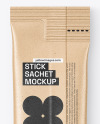 Kraft Stick Sachet Mockup