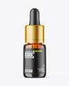 Amber Glass Dropper Bottle Mockup Amber Glass Dropper Bottle Mockup