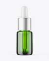 Green Glass Dropper Bottle Mockup