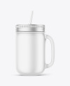 Matte Mason Jar Mockup