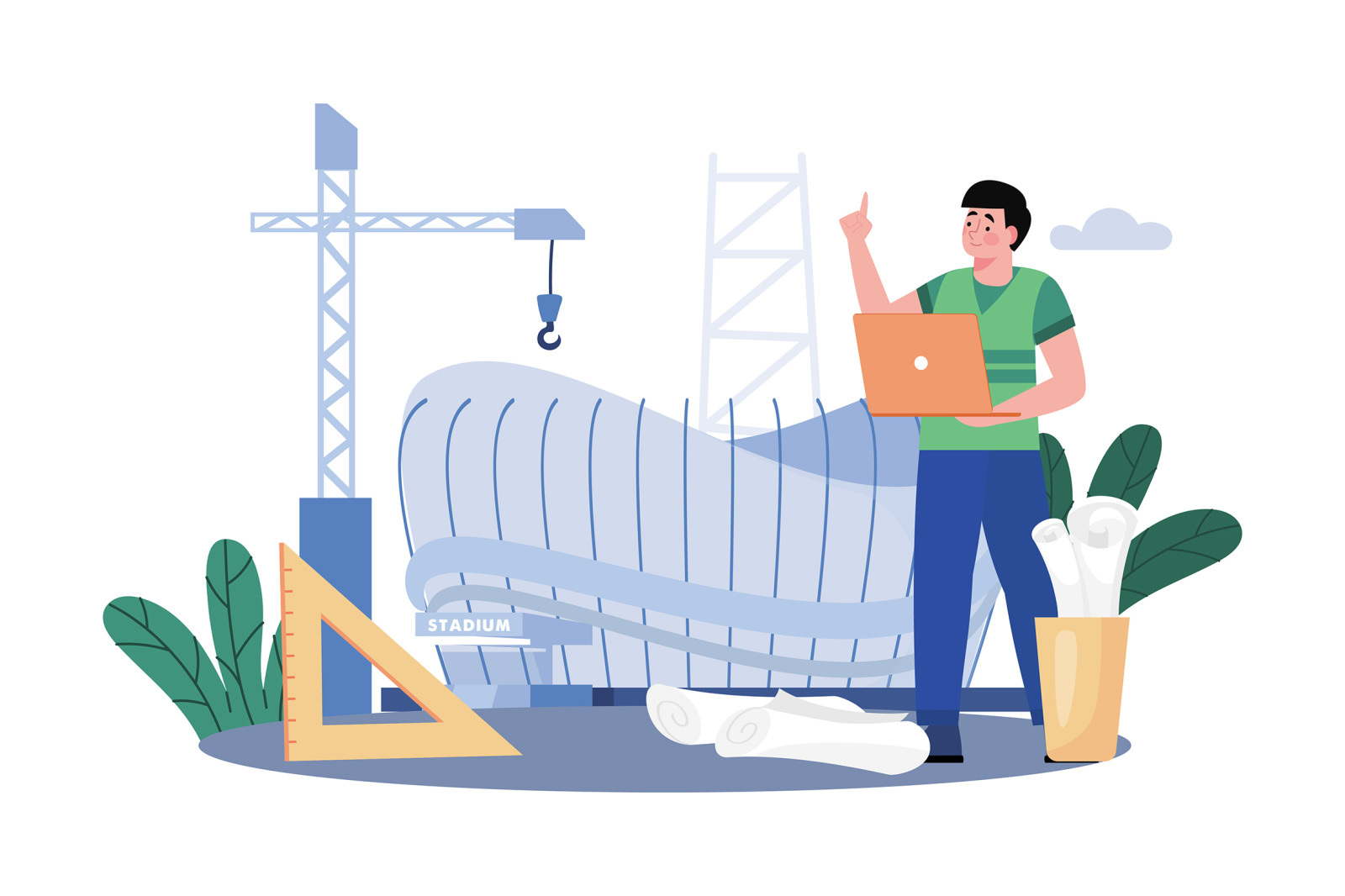 M735_Construction Services Illustration_Part 01 M735_Construction Services Illustration_Part 01