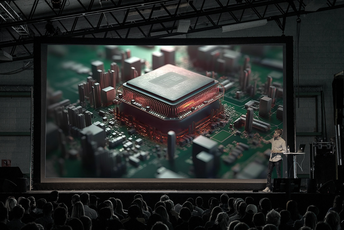 Microchip City Backgrounds. Microchip City Backgrounds.