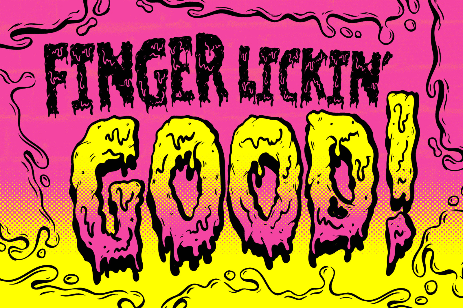 Filthy Creation: An Outrageously Cartoonish Slime Font! Filthy Creation: An Outrageously Cartoonish Slime Font!