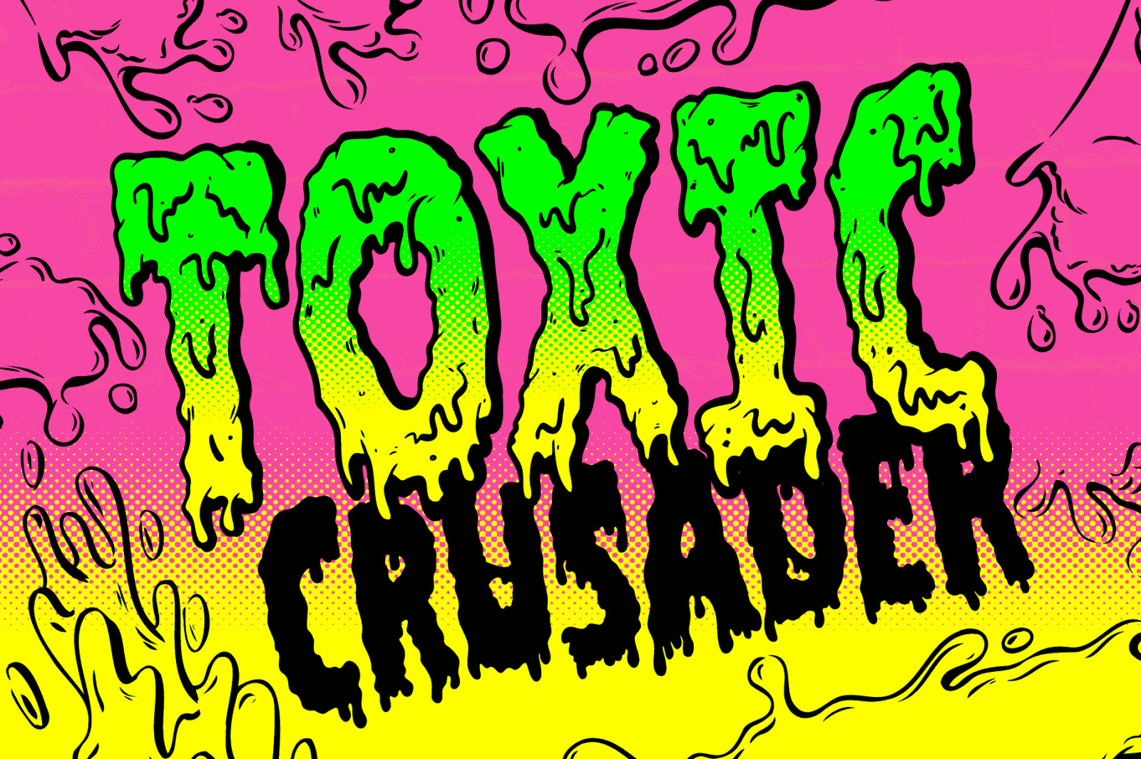 Filthy Creation: An Outrageously Cartoonish Slime Font!