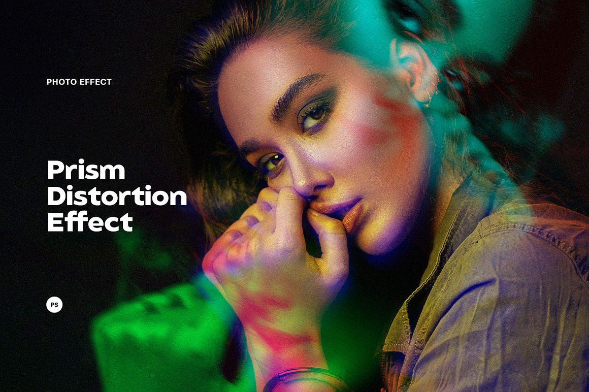 Prism Distortion Photoshop Effect Prism Distortion Photoshop Effect
