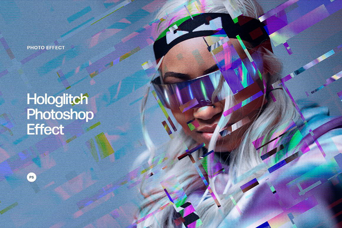 Hologlitch Photoshop Effect Hologlitch Photoshop Effect
