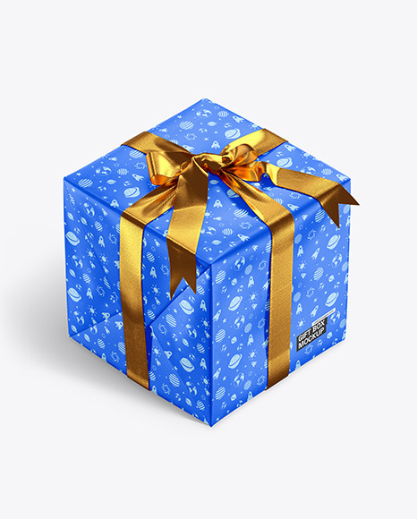 Gift Box Mockup