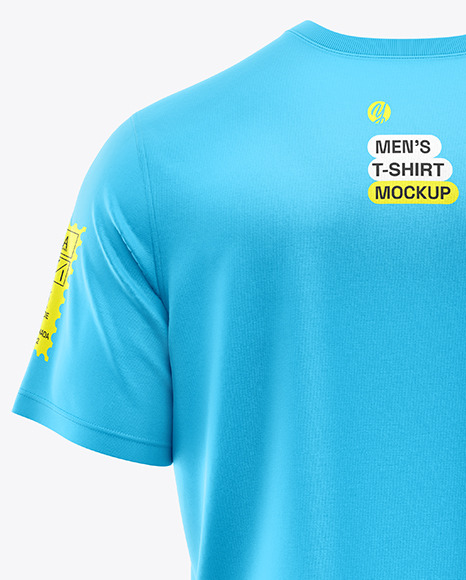 Men’s T-Shirt V-Neck Mockup