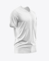 Men’s T-Shirt V-Neck Mockup