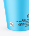 Matte Drink Cup W/ Straw Mockup