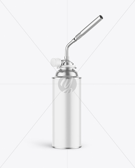 Matte Butane Gas Cartridge Mockup