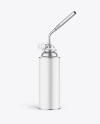 Matte Butane Gas Cartridge Mockup