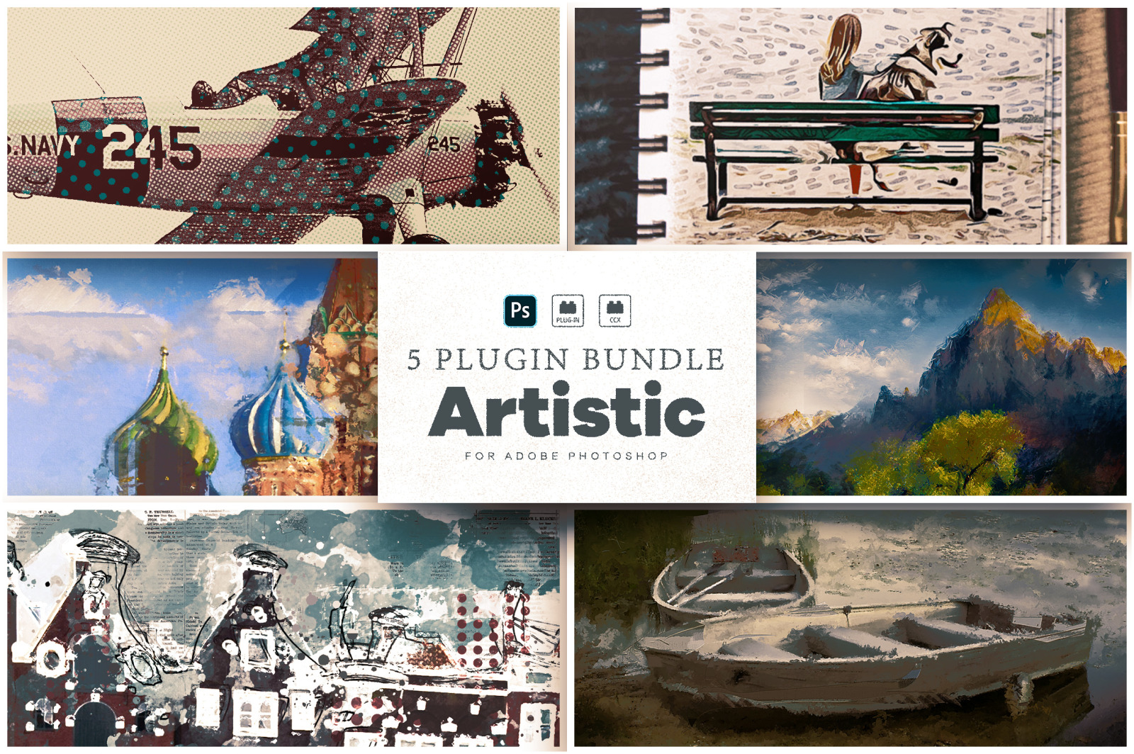 Artistic Photo Effects Bundle Artistic Photo Effects Bundle