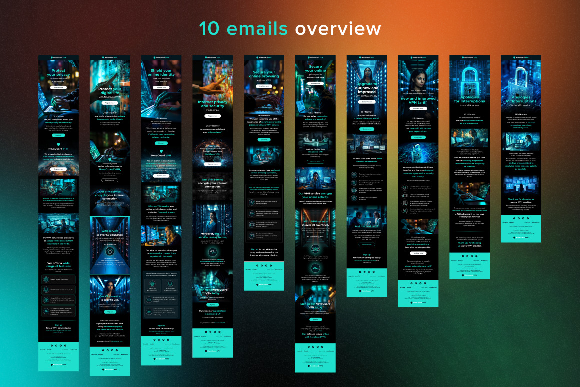 Email Templates - Bundle Pack - 50+ Email Templates - Bundle Pack - 50+
