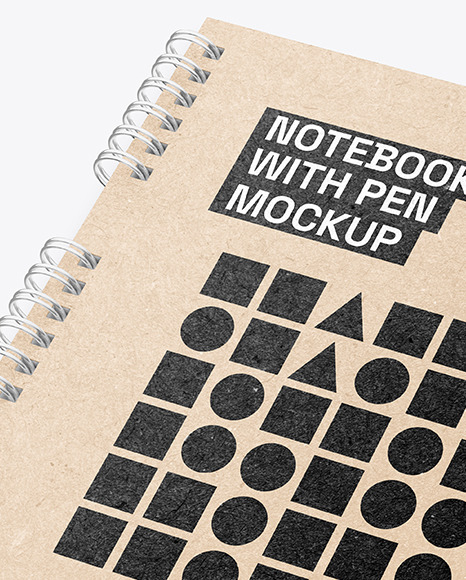 Kraft Notebook Mockup