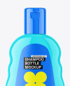 Glossy Shampoo Bottle Mockup