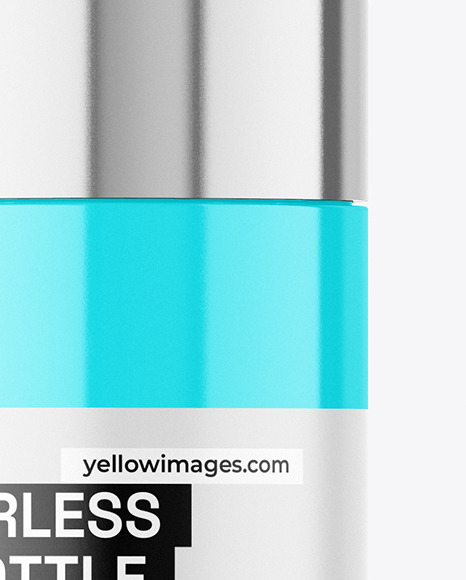 Glossy Airless Bottle Mockup Glossy Airless Bottle Mockup
