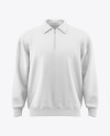 Men’s Zip Sweatshirt Mockup - Front View