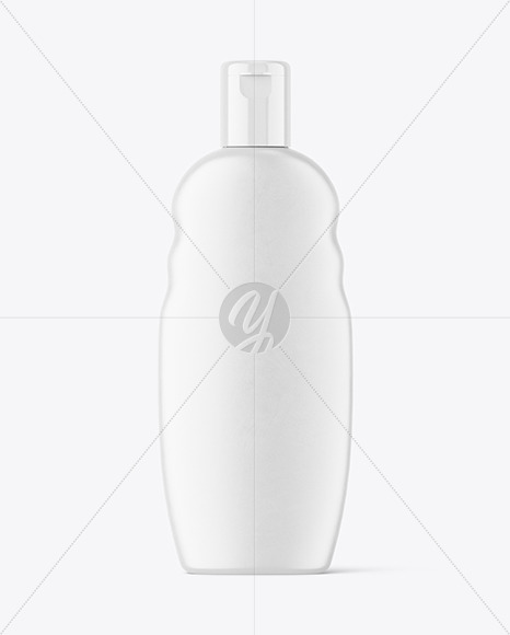 Matte Shampoo Bottle Mockup