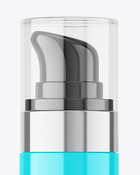 Glossy Airless Bottle Mockup