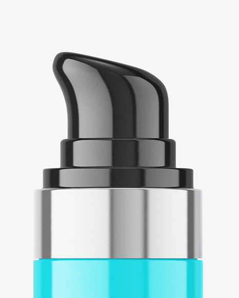 Glossy Airless Bottle Mockup