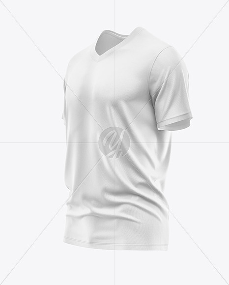 Men’s T-Shirt V-Neck Mockup