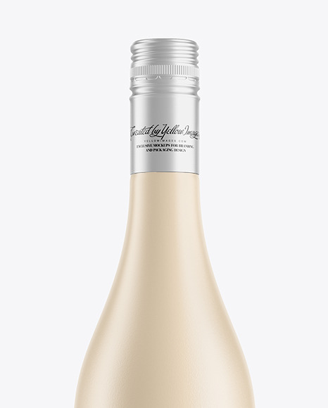 Ceramic Wine Bottle Mockup