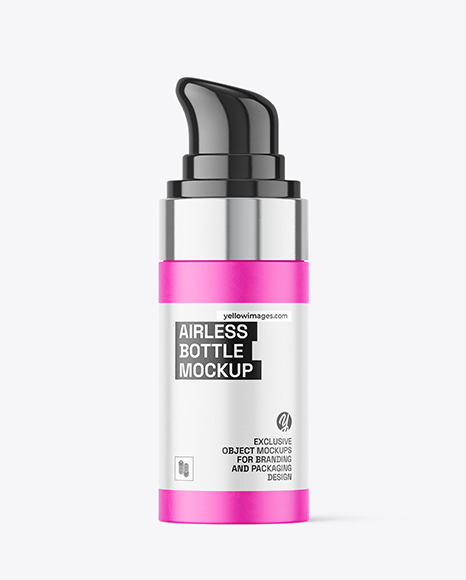 Matte Airless Bottle Mockup Matte Airless Bottle Mockup