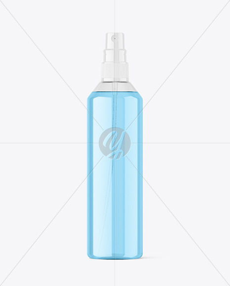 Clear Spray Bottle Mockup