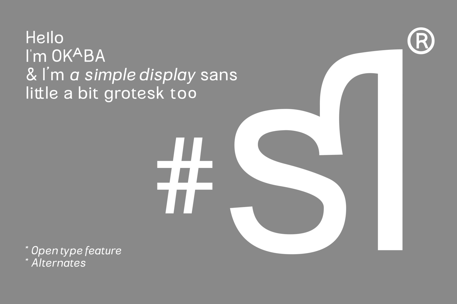 OKABA FONT OKABA FONT
