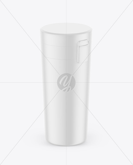 Matte Thermos Bottle Mockup