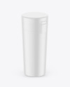 Matte Thermos Bottle Mockup