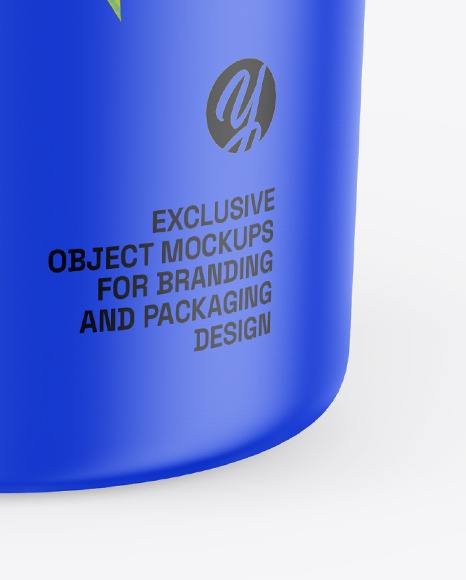 Matte Thermos Bottle Mockup