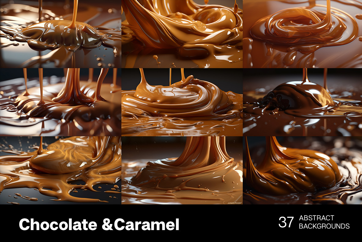 Chocolate and Caramel backgrounds