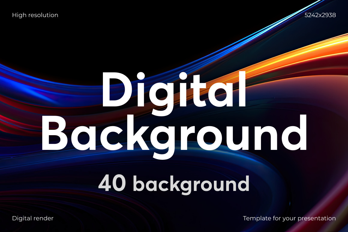 Digital Backgrounds set