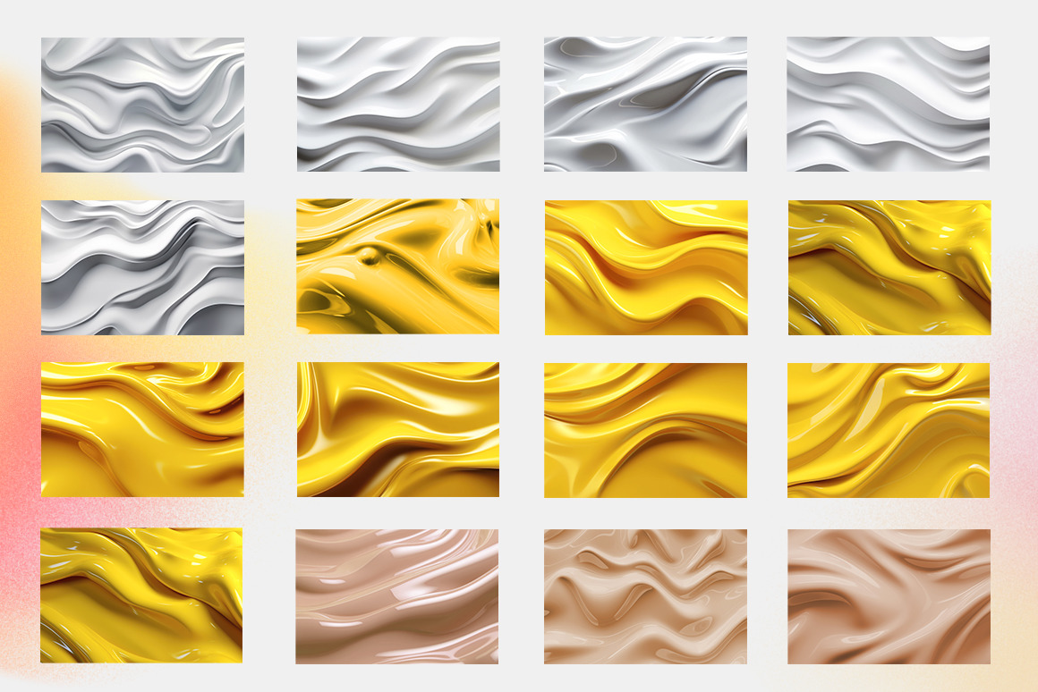 50 Melted Plastic Backgrounds