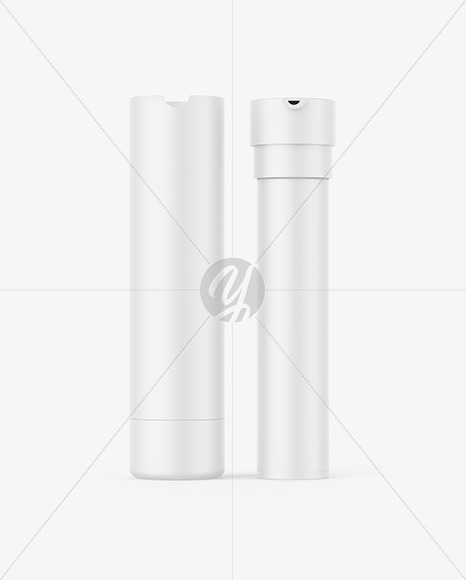 Matte Bottle W/ Pump Mockup