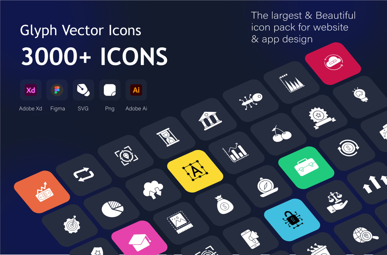 3000+ Glyph Vector Icons 3000+ Glyph Vector Icons