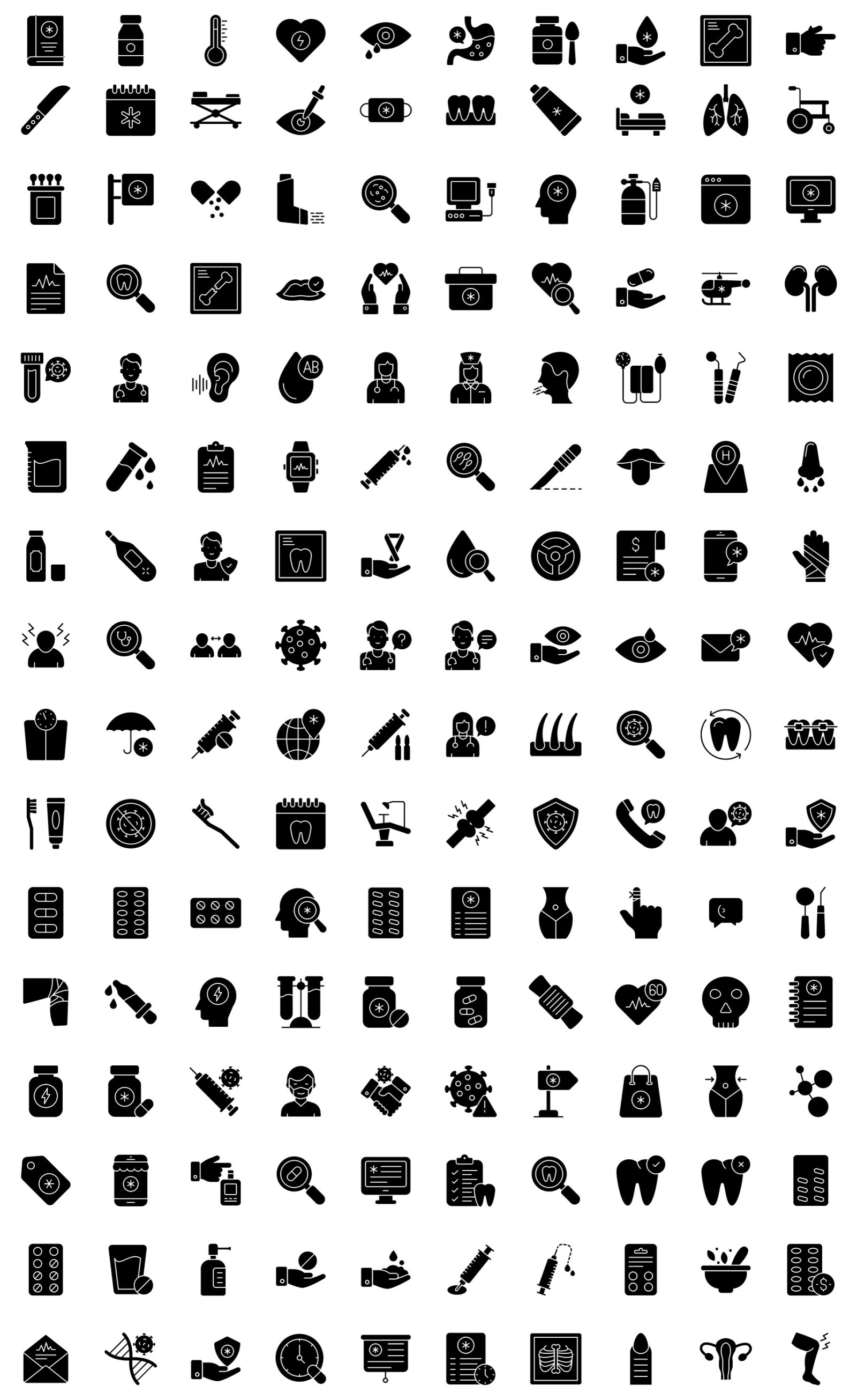 3000+ Glyph Vector Icons 3000+ Glyph Vector Icons