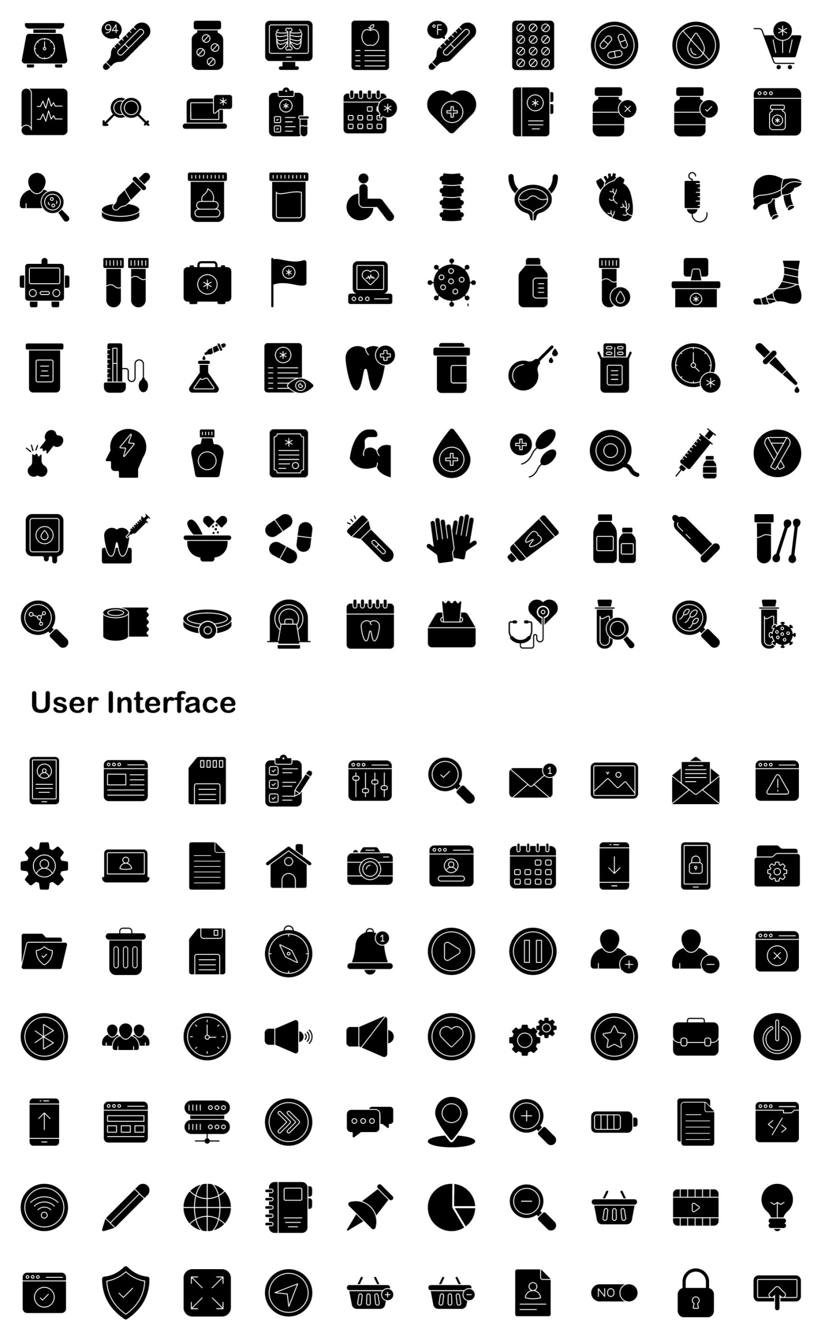 3000+ Glyph Vector Icons 3000+ Glyph Vector Icons