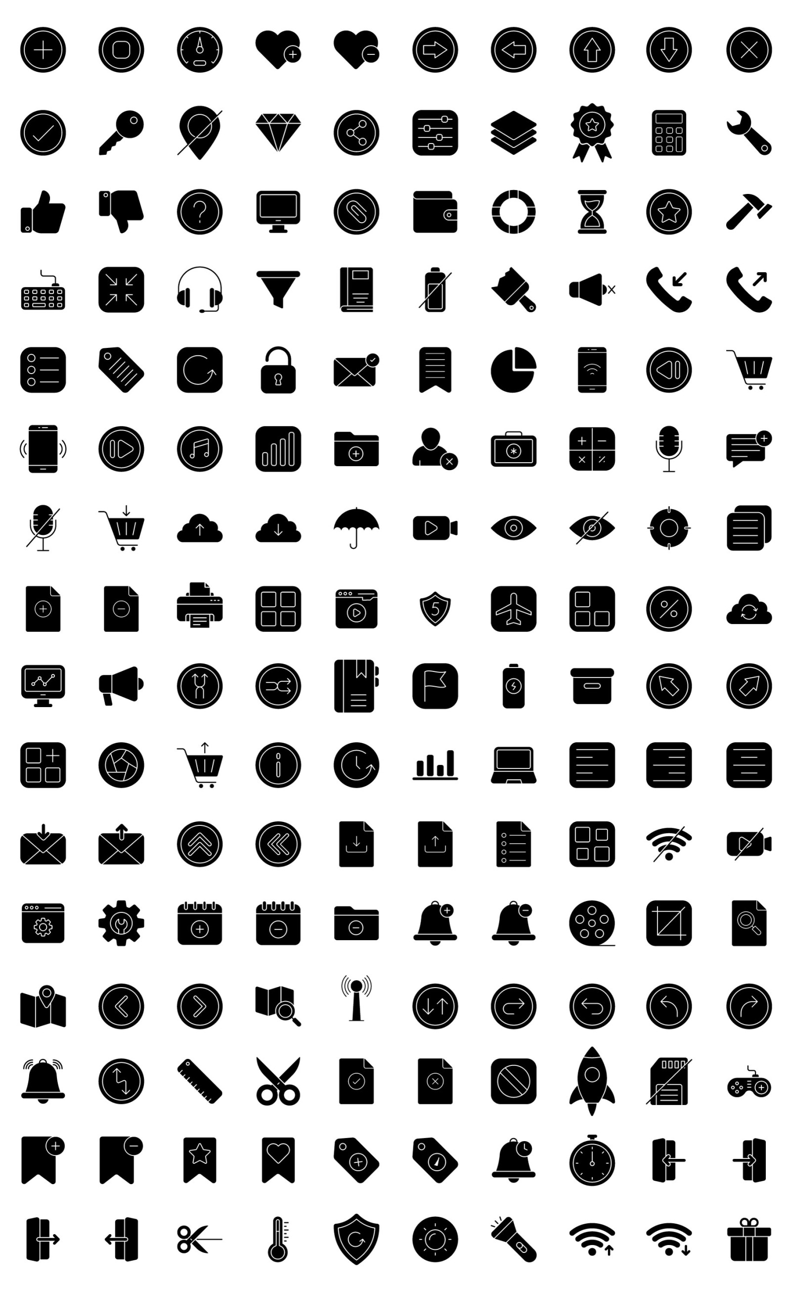 3000+ Glyph Vector Icons 3000+ Glyph Vector Icons
