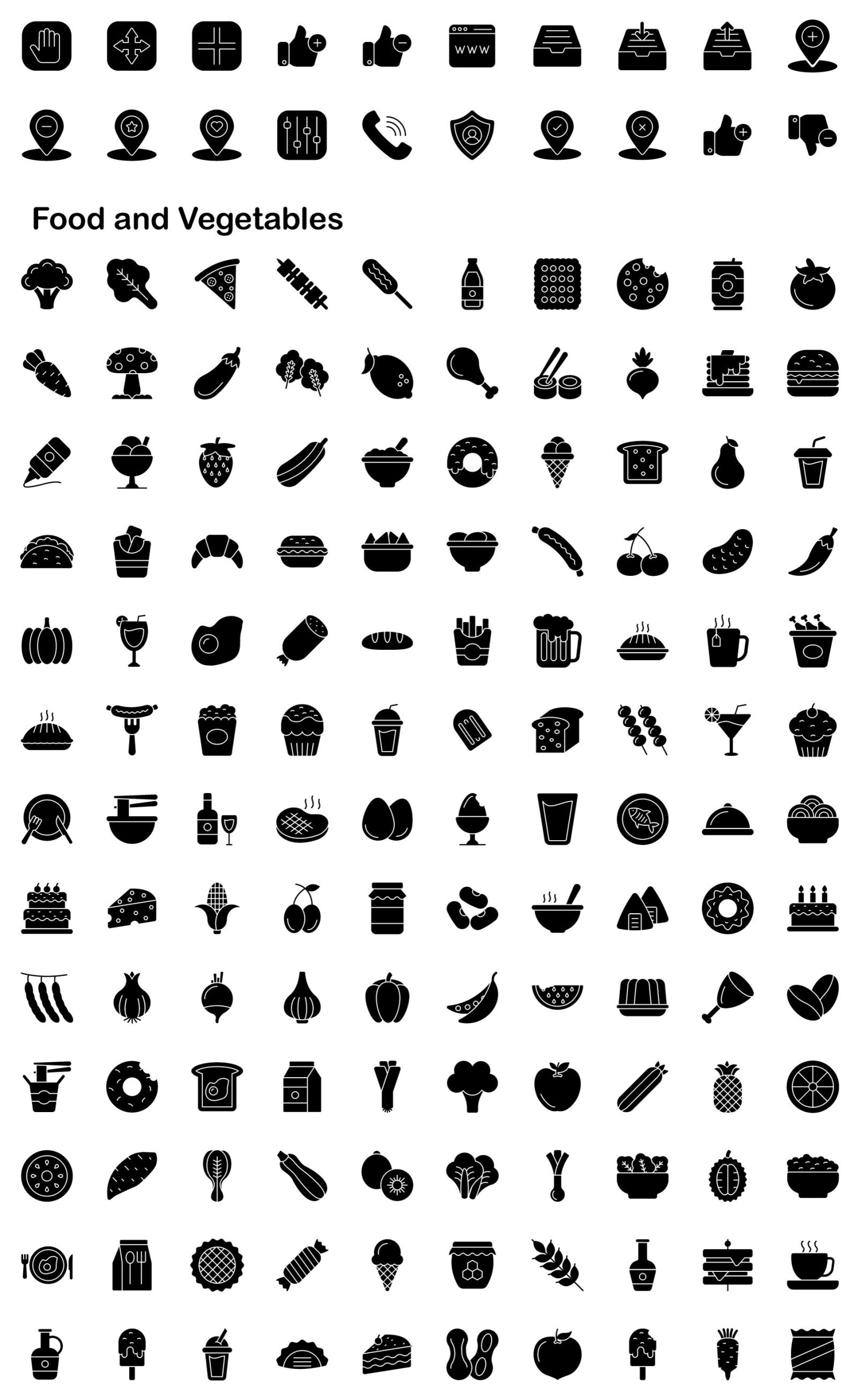 3000+ Glyph Vector Icons 3000+ Glyph Vector Icons