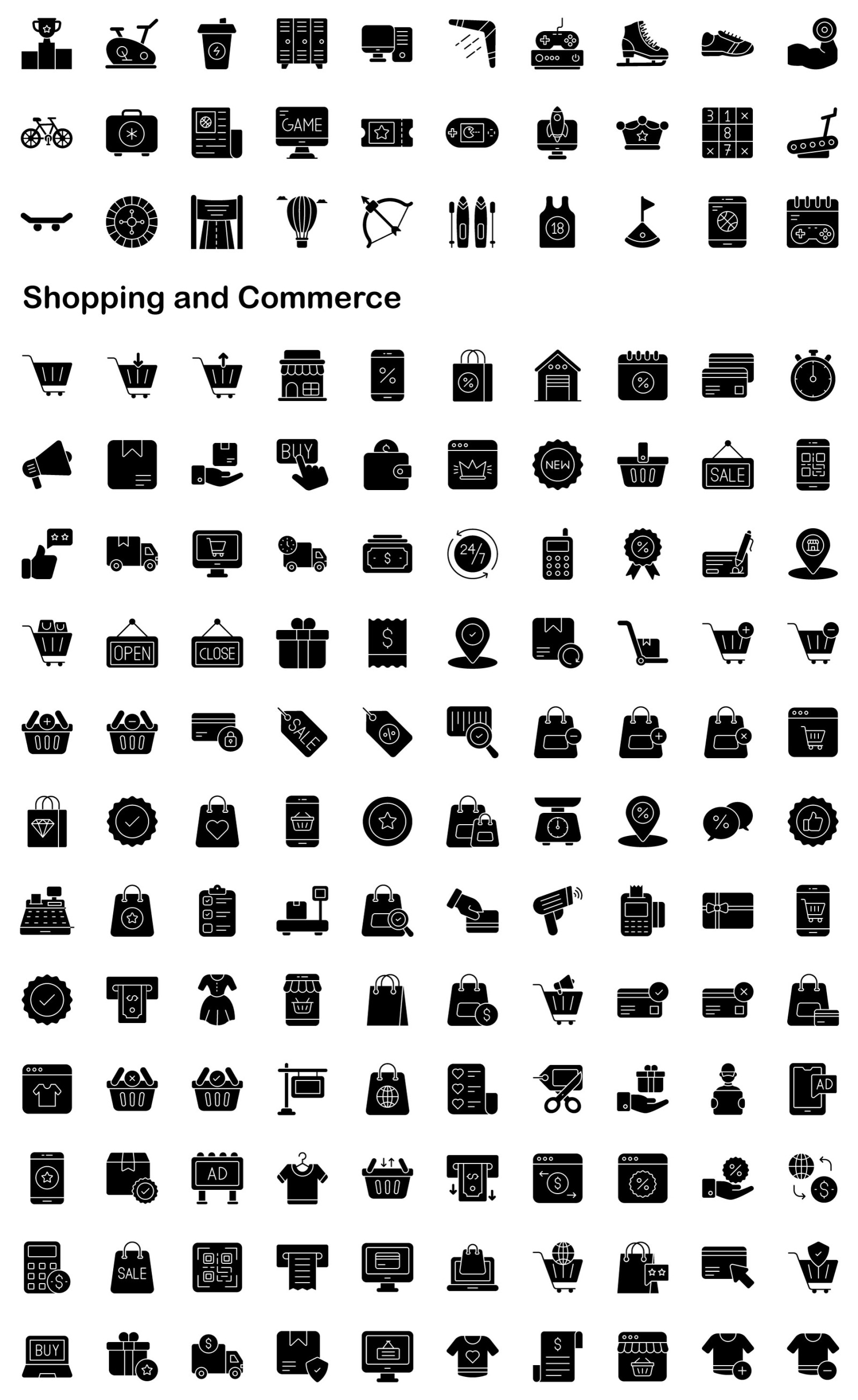 3000+ Glyph Vector Icons 3000+ Glyph Vector Icons
