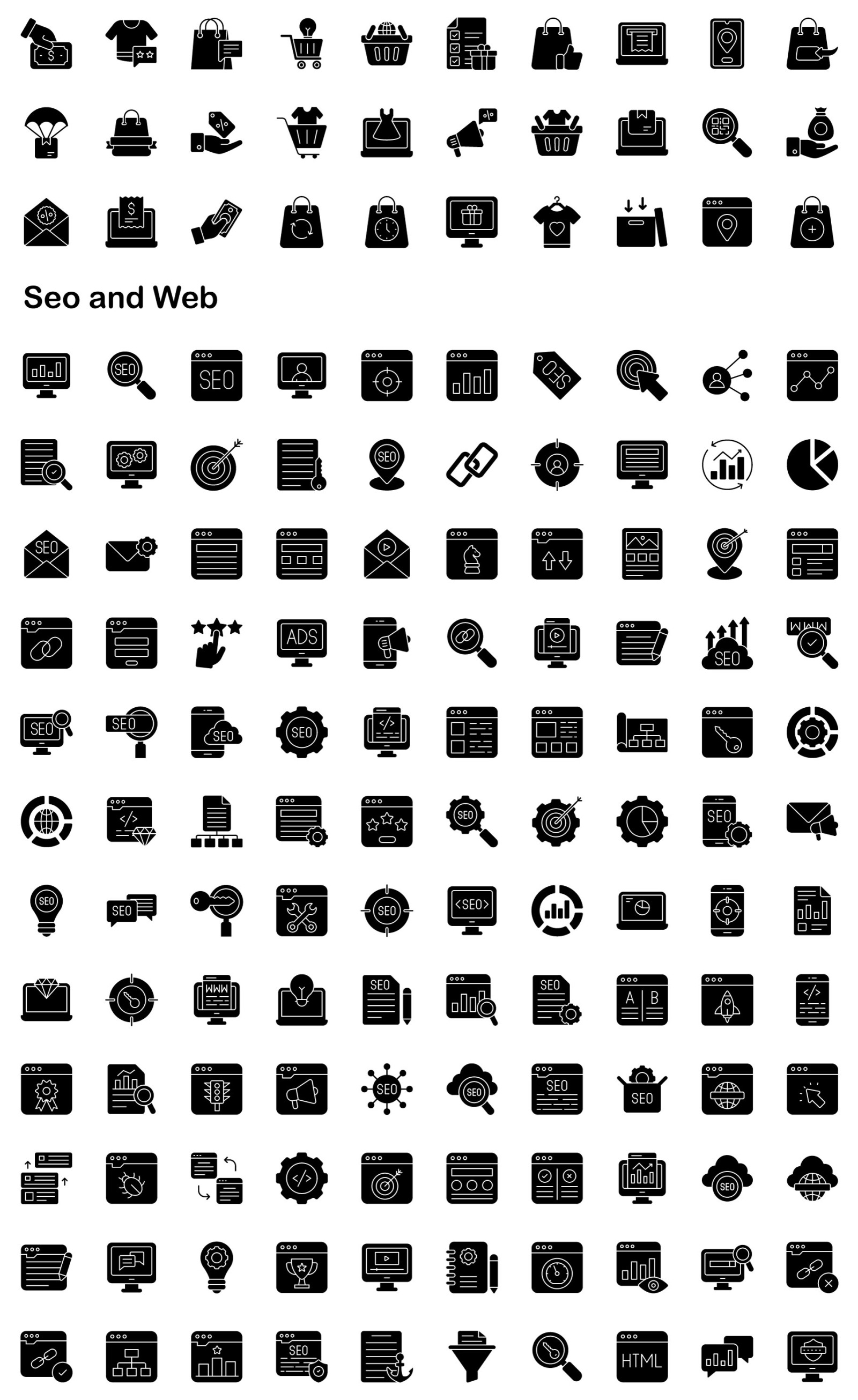 3000+ Glyph Vector Icons 3000+ Glyph Vector Icons