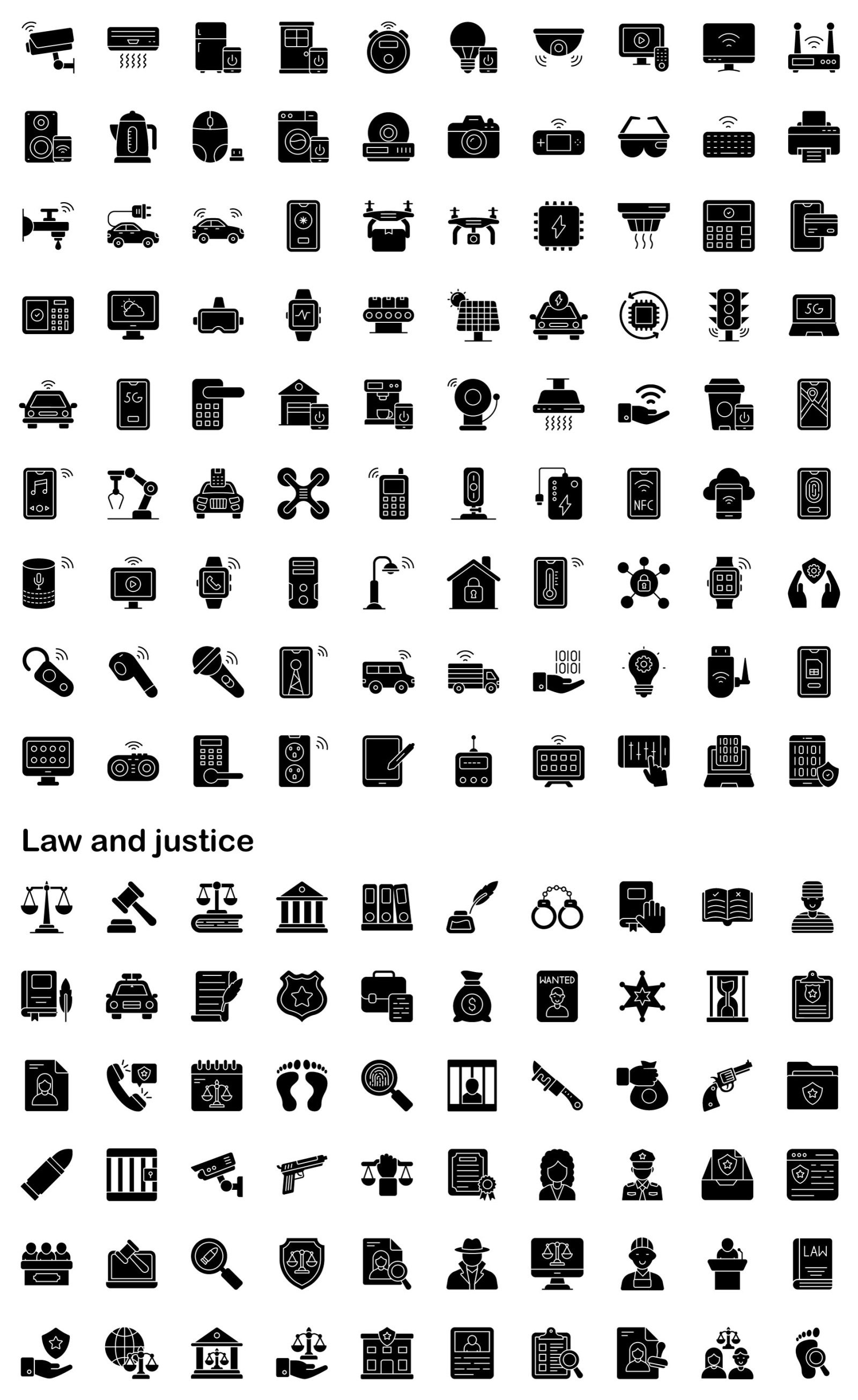 3000+ Glyph Vector Icons 3000+ Glyph Vector Icons