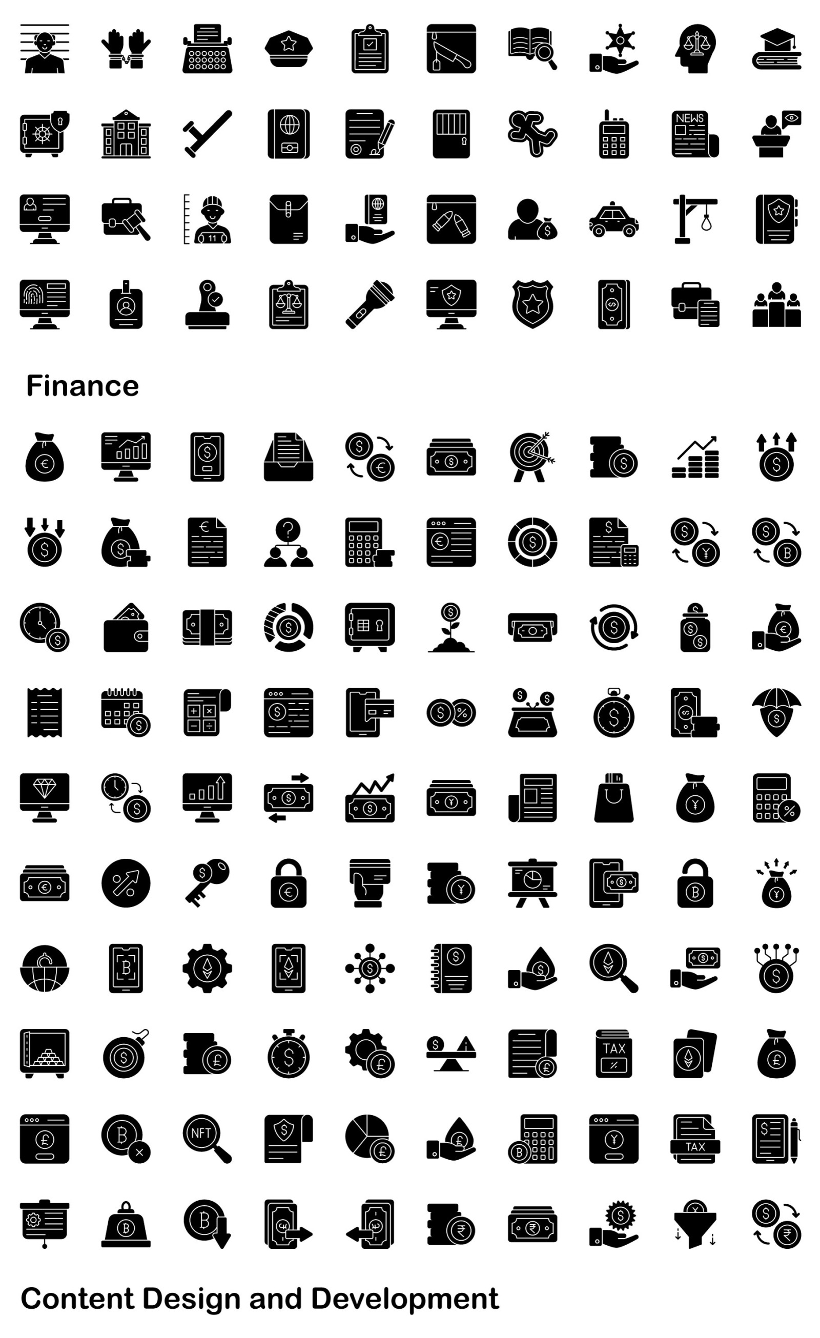 3000+ Glyph Vector Icons 3000+ Glyph Vector Icons