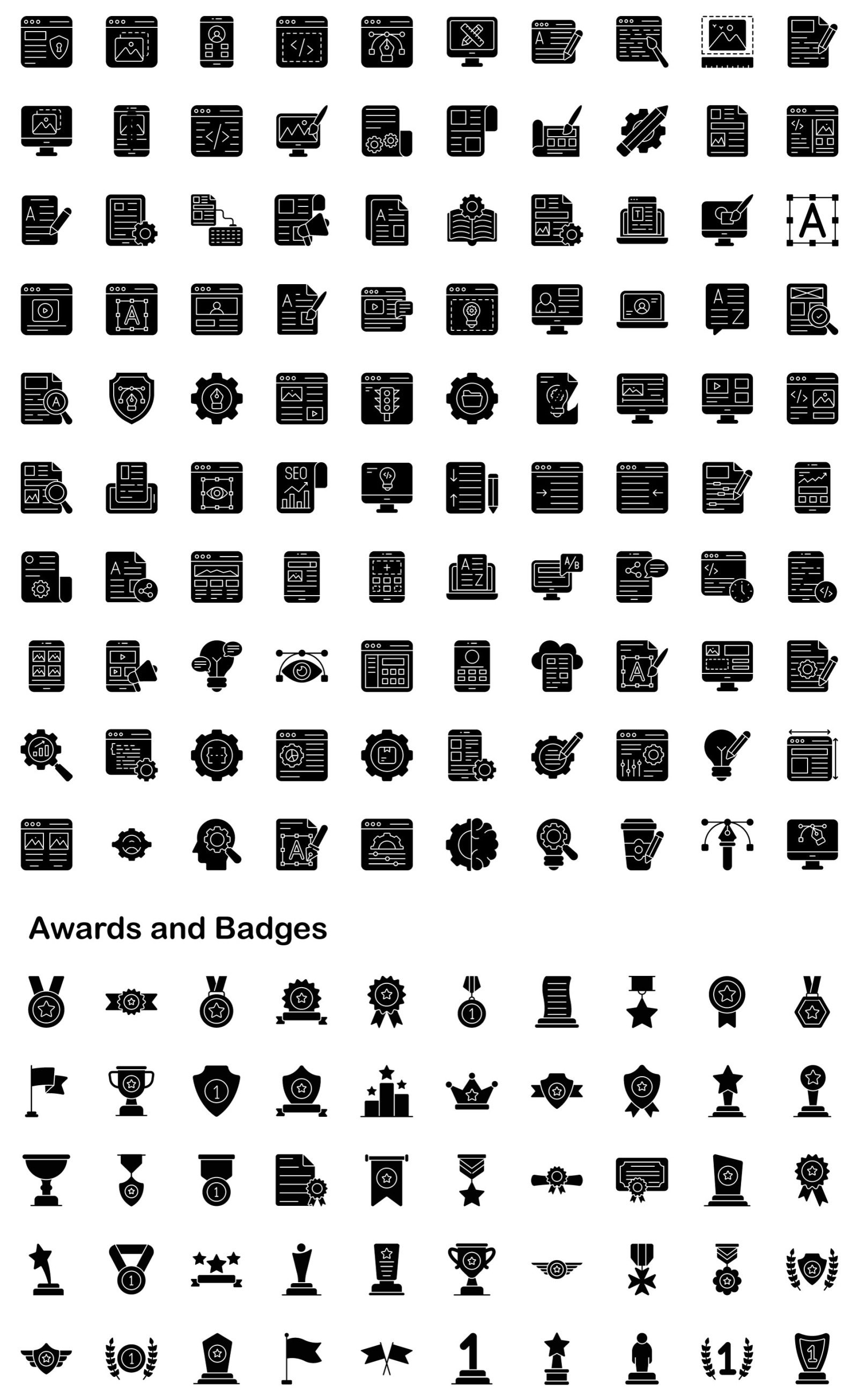3000+ Glyph Vector Icons 3000+ Glyph Vector Icons