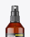 Amber Spray Bottle Mockup